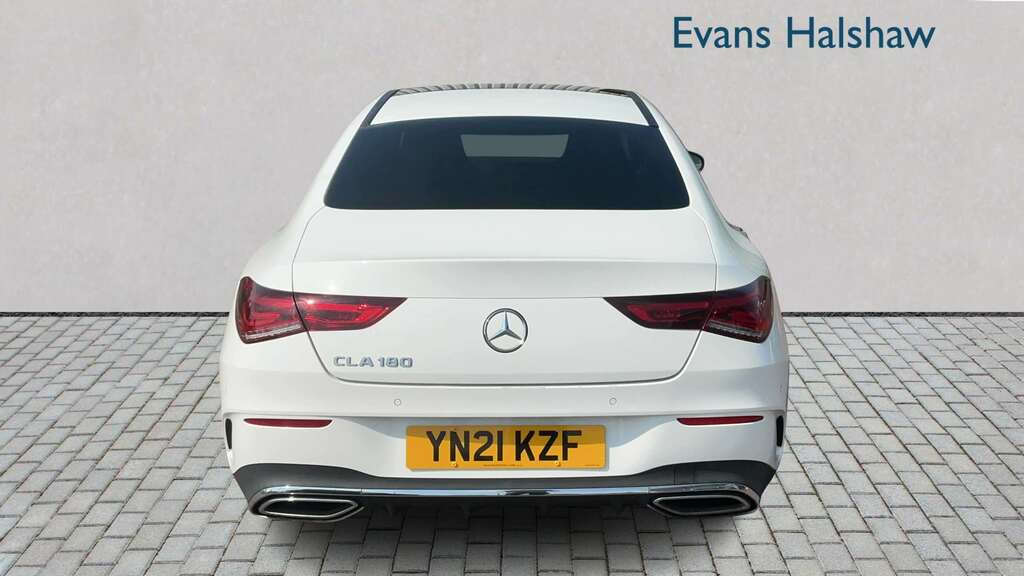 Mercedes-Benz CLA Class 180 Amg Line Premium Plus Tip 2021 YN21KZF White #4