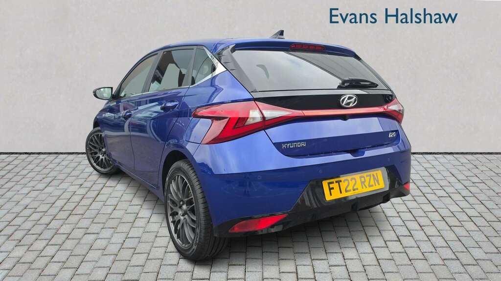 Hyundai I20 1.0T Gdi 48V Mhd Premium 2022 FT22RZN Blue #3