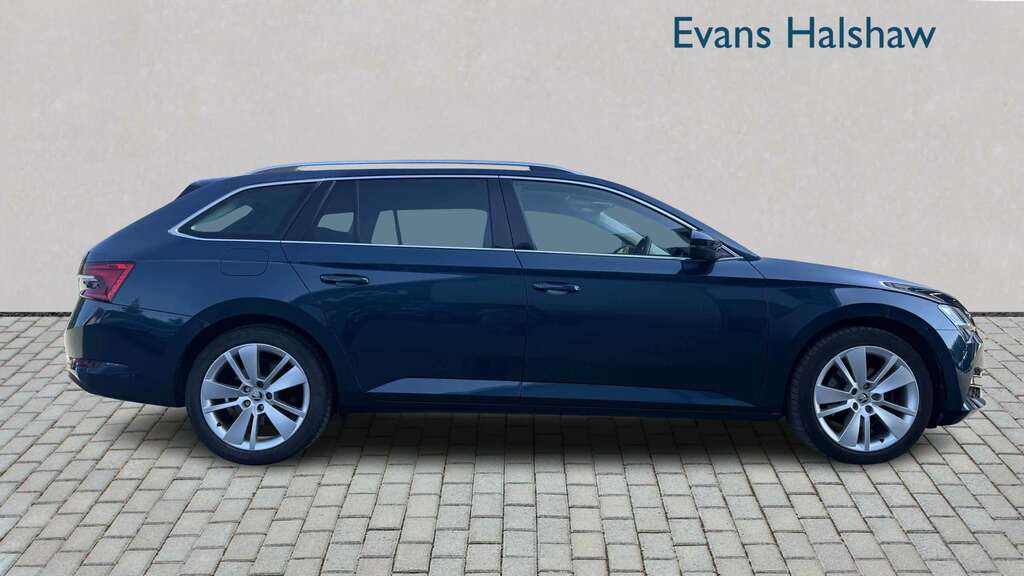 Skoda Superb 2.0 Tdi Cr Se L Dsg 2021 Blue #4