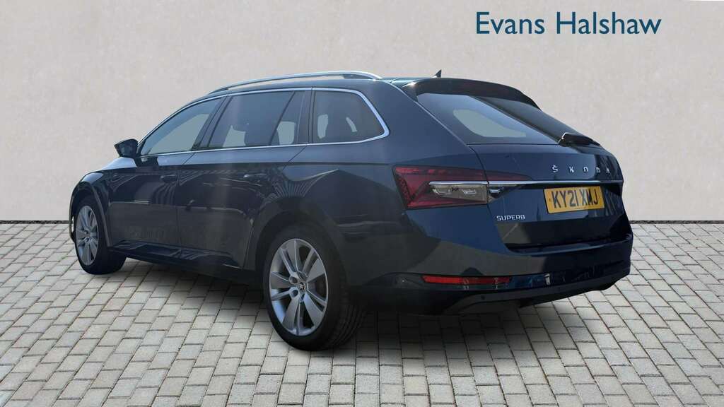 Skoda Superb 2.0 Tdi Cr Se L Dsg 2021 Blue #3