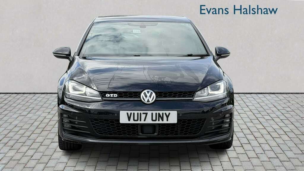 Volkswagen Golf 2.0 Tdi Gtd Nav 2017 VU17UNY Black #3