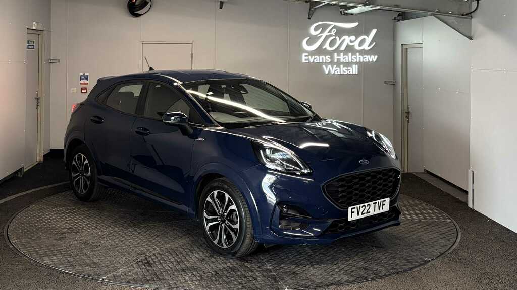 Ford Puma 1.0 Ecoboost Hybrid Mhev 155 St-line 2022 FV22TVF Blue