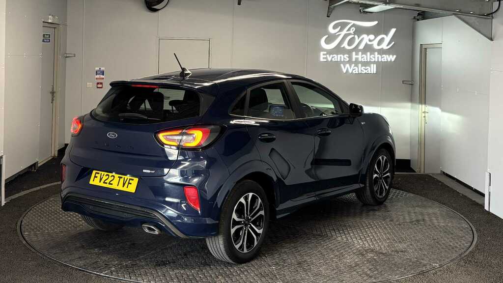 Ford Puma 1.0 Ecoboost Hybrid Mhev 155 St-line 2022 FV22TVF Blue #5