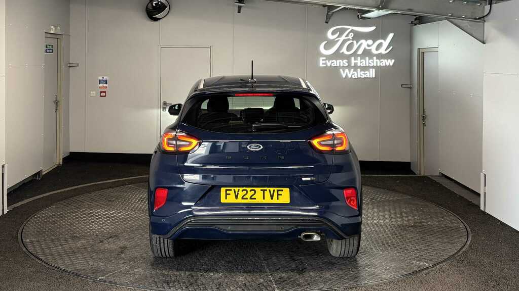 Ford Puma 1.0 Ecoboost Hybrid Mhev 155 St-line 2022 FV22TVF Blue #6