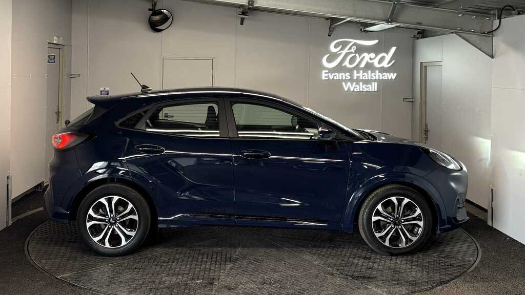 Ford Puma 1.0 Ecoboost Hybrid Mhev 155 St-line 2022 FV22TVF Blue #4