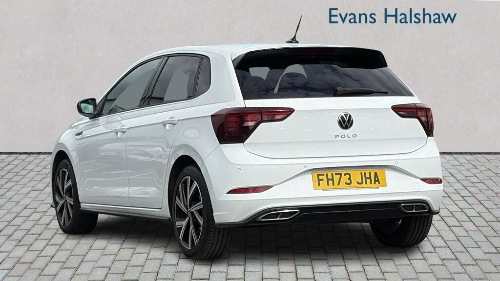 Volkswagen Polo 1.0 Tsi 110 R-line Dsg 2024 FH73JHA White #2