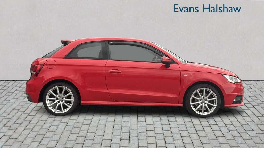 Audi A1 1.6 Tdi S Line S Tronic 2017 Red #3