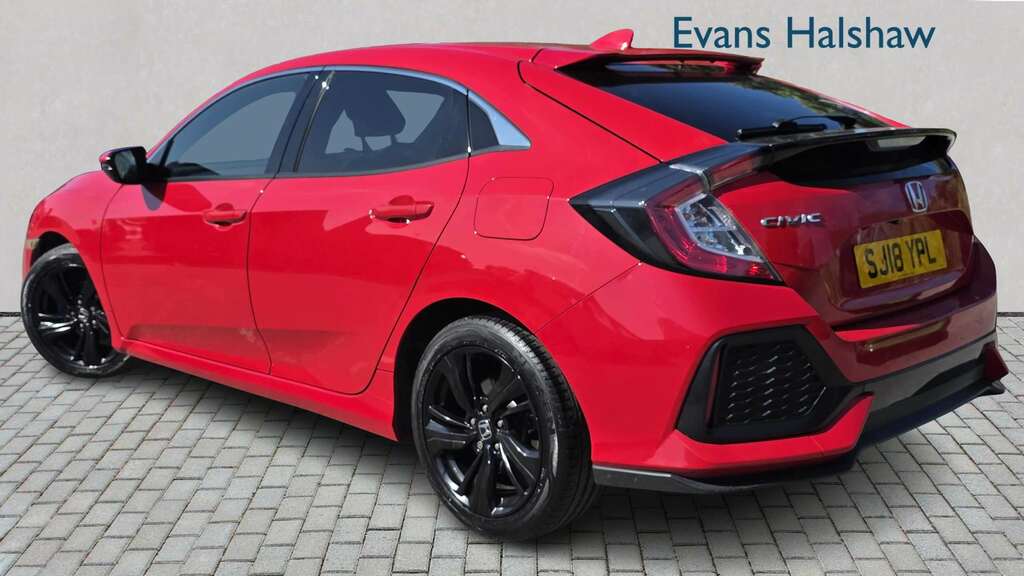 Honda Civic 1.0 Vtec Turbo Sr 2018 SJ18YPL Red #4