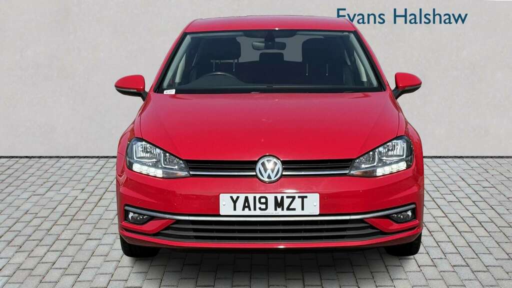 Volkswagen Golf 1.6 Tdi Match Dsg 2019 YA19MZT Red #3