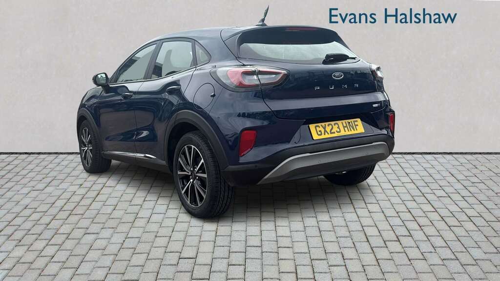 Ford Puma 1.0 Ecoboost Hybrid Mhev 155 Titanium 2023 GX23HNF Blue #2