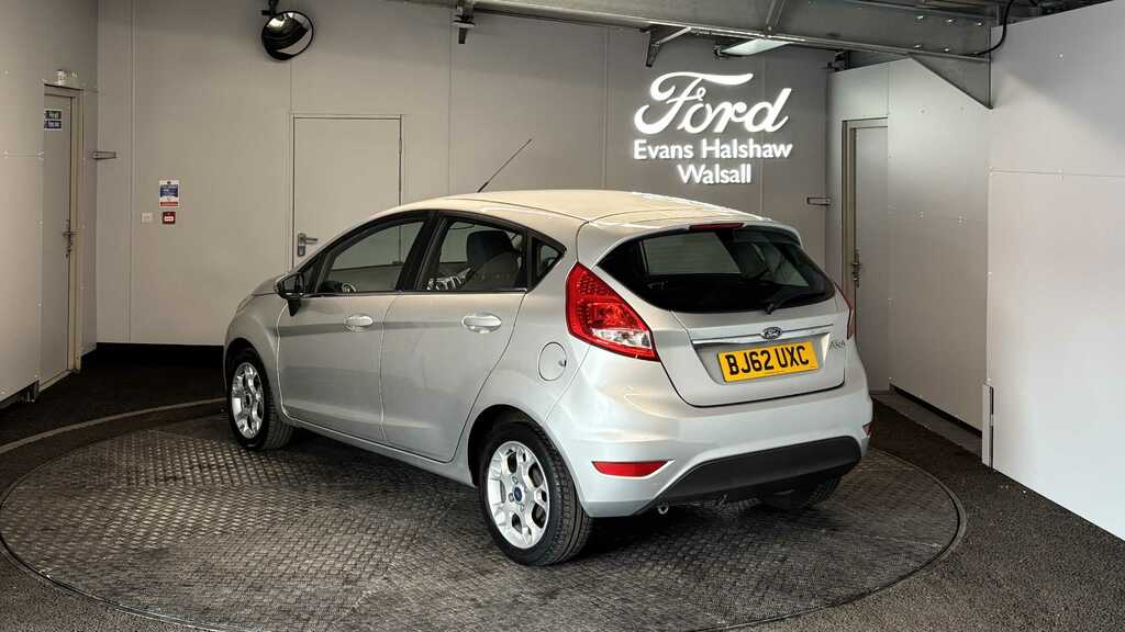 Ford Fiesta 1.25 Zetec 82 2012 BJ62UXC Silver #6