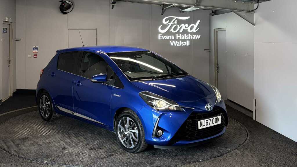 Toyota Yaris 1.5 Hybrid Excel Cvt 2017 Blue