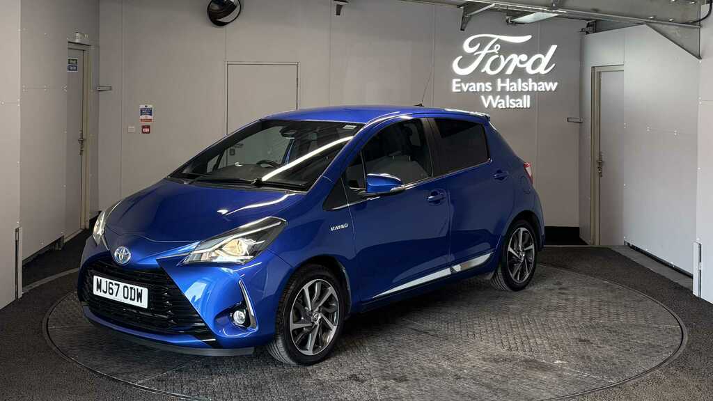 Toyota Yaris 1.5 Hybrid Excel Cvt 2017 MJ67ODW Blue #3