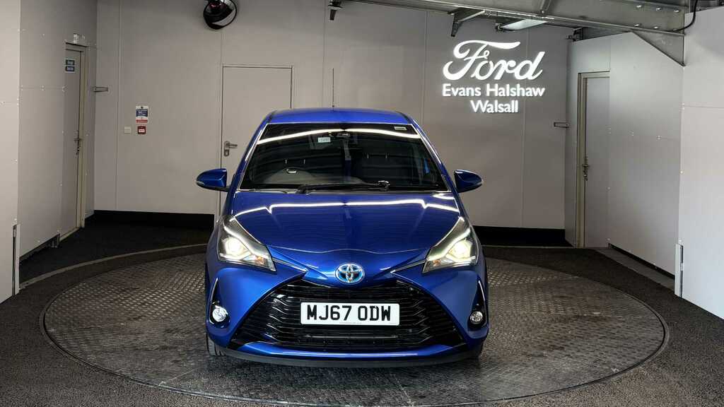 Toyota Yaris 1.5 Hybrid Excel Cvt 2017 MJ67ODW Blue #2