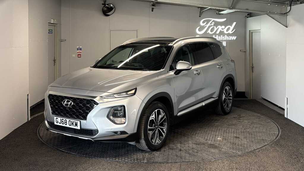 Hyundai Santa Fe 2.2 Crdi Premium Se 4Wd 2018 Silver #3