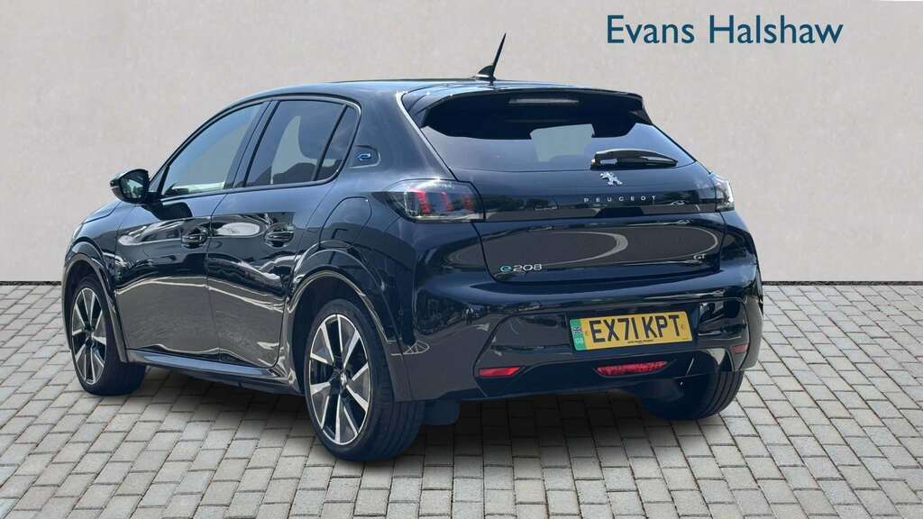 Peugeot e-208 100Kw Gt 50Kwh 2021 Black
