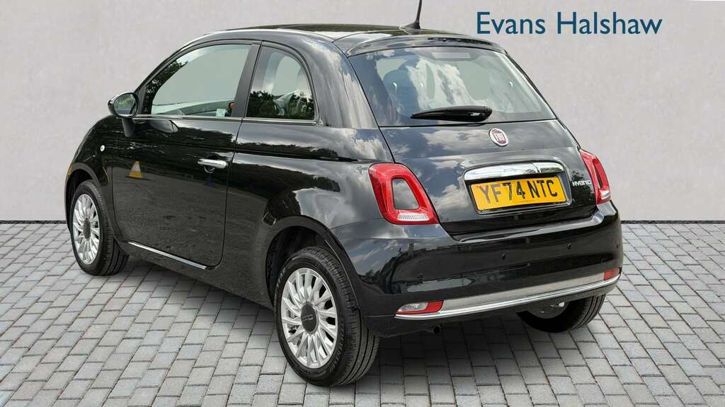 Fiat 500 1.0 Mild Hybrid 2024 YF74NTC Black #5