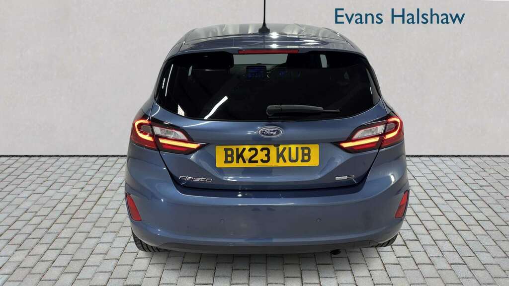 Ford Fiesta 1.0 Ecoboost Hbd Mhev 125 Titanium X 2023 BK23KUB Blue #4