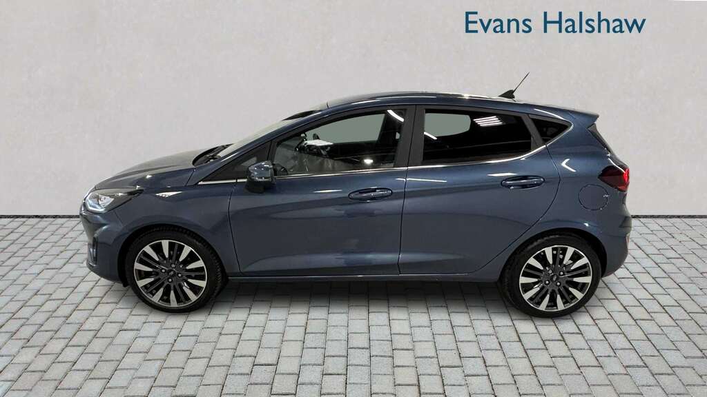 Ford Fiesta 1.0 Ecoboost Hbd Mhev 125 Titanium X 2023 BK23KUB Blue #5