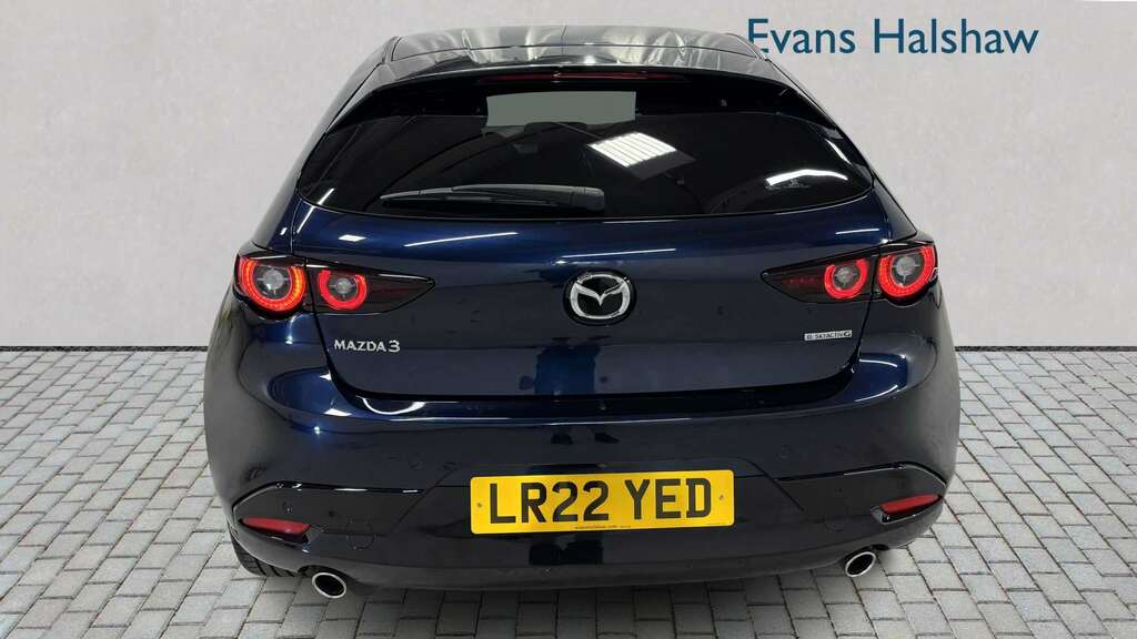 Mazda 3 2.0 E-skyactiv G Mhev Sport Lux 2022 Blue #3
