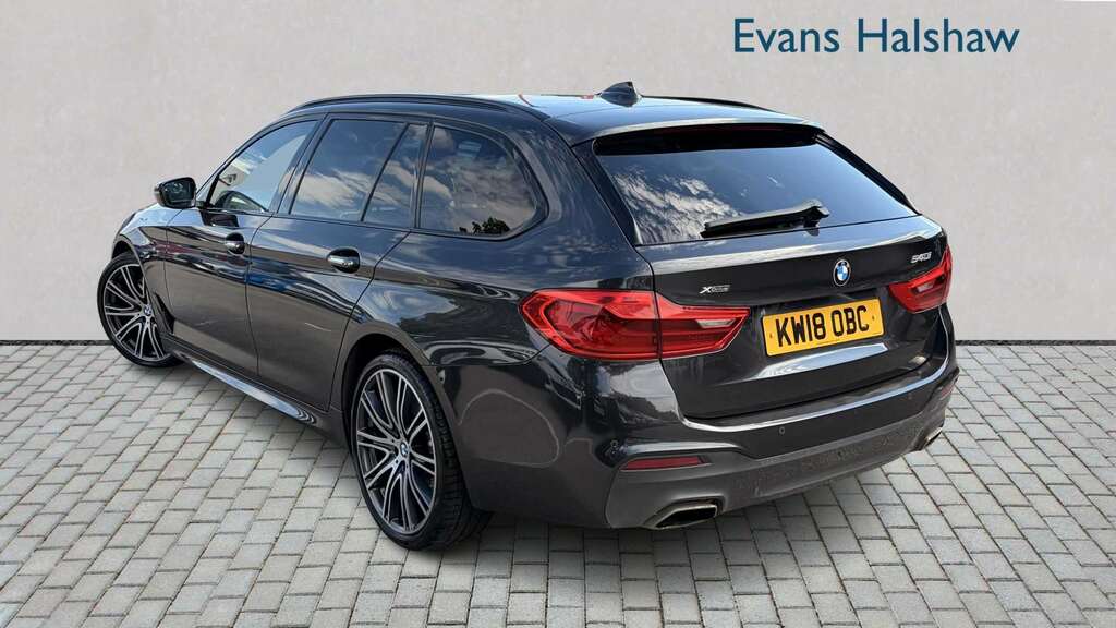 BMW 5 Series 540I Xdrive M Sport 2018 KW18OBC Grey #2