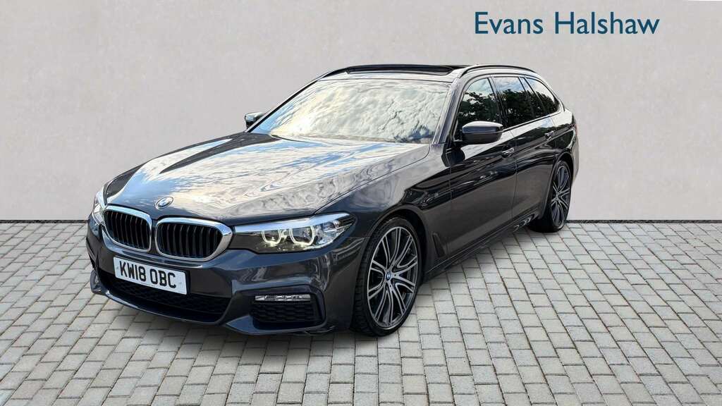 BMW 5 Series 540I Xdrive M Sport 2018 KW18OBC Grey #4
