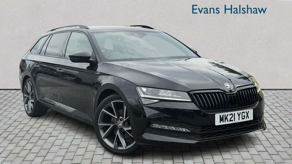 Skoda Superb 2.0 Tdi Cr 200 Sport Line Plus Dsg 2021 Black