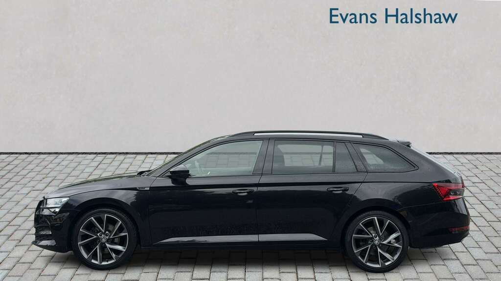 Skoda Superb 2.0 Tdi Cr 200 Sport Line Plus Dsg 2021 Black #6