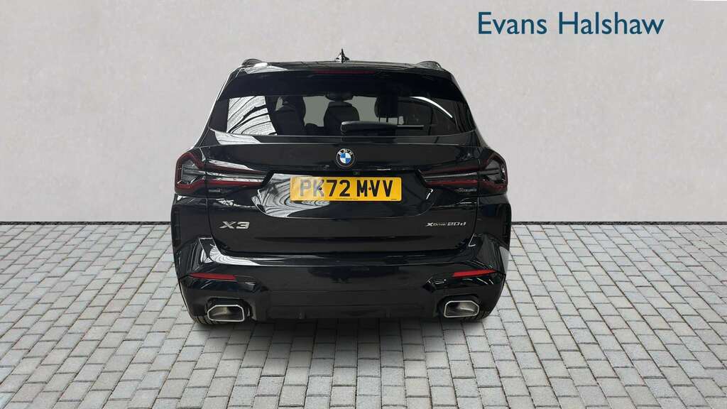 BMW X3 Xdrive20d Mht M Sport Step 2022 PK72MVV Black #4