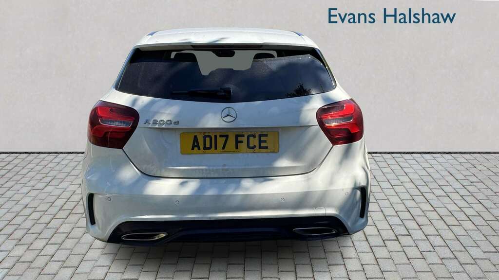 Mercedes-Benz A Class A200d Amg Line Premium 2017 AD17FCE White #2