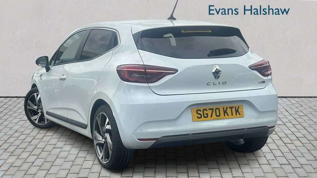 Renault Clio 1.6 E-tech Hybrid 140 Rs Line 2020 SG70KTK White