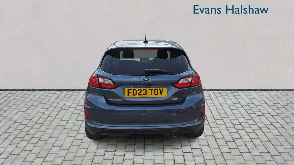 Ford Fiesta 1.0 Ecoboost Hybrid Mhev 125 St-line 2023 FD23TOV Blue #4