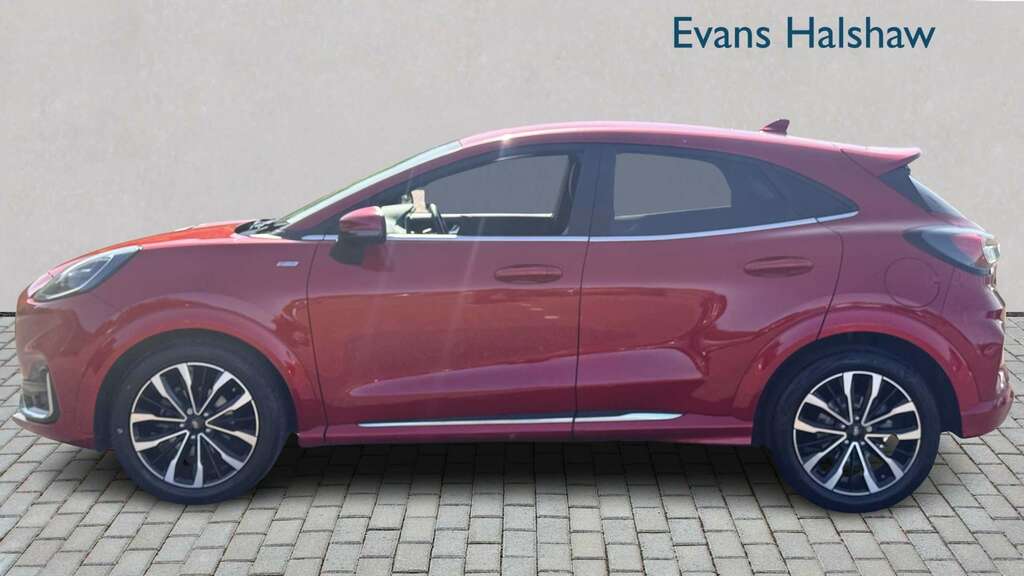 Ford Puma 1.0 Ecoboost Hybrid Mhev 155 St-line Vignale 2 FV23MHK Red #6
