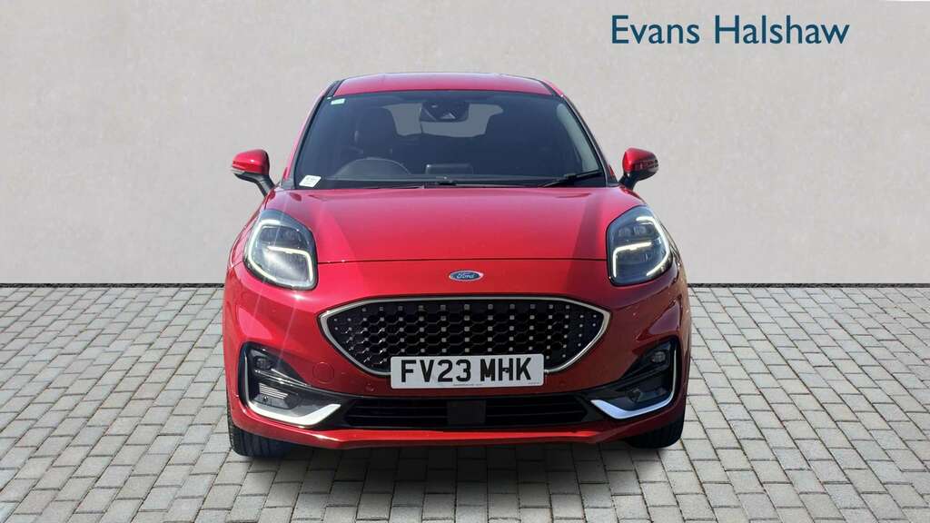 Ford Puma 1.0 Ecoboost Hybrid Mhev 155 St-line Vignale 2 FV23MHK Red #3