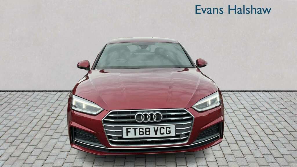 Audi A5 40 Tdi S Line S Tronic 2019 FT68VCG Red #2