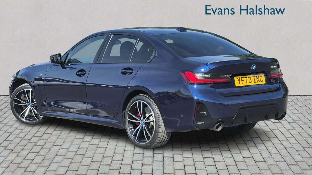 BMW 3 Series 330E M Sport Step 2023 YF73ZNC Blue #2
