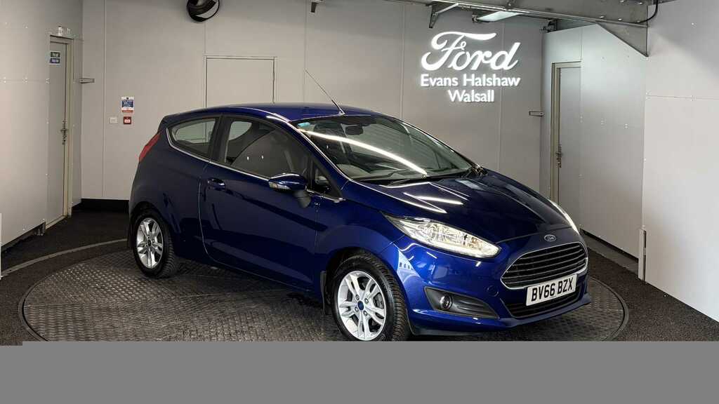 Ford Fiesta 1.0 Ecoboost Zetec 2016 Blue
