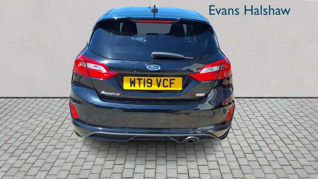 Ford Fiesta 1.0 Ecoboost St-line X 2019 WT19VCF Black #3