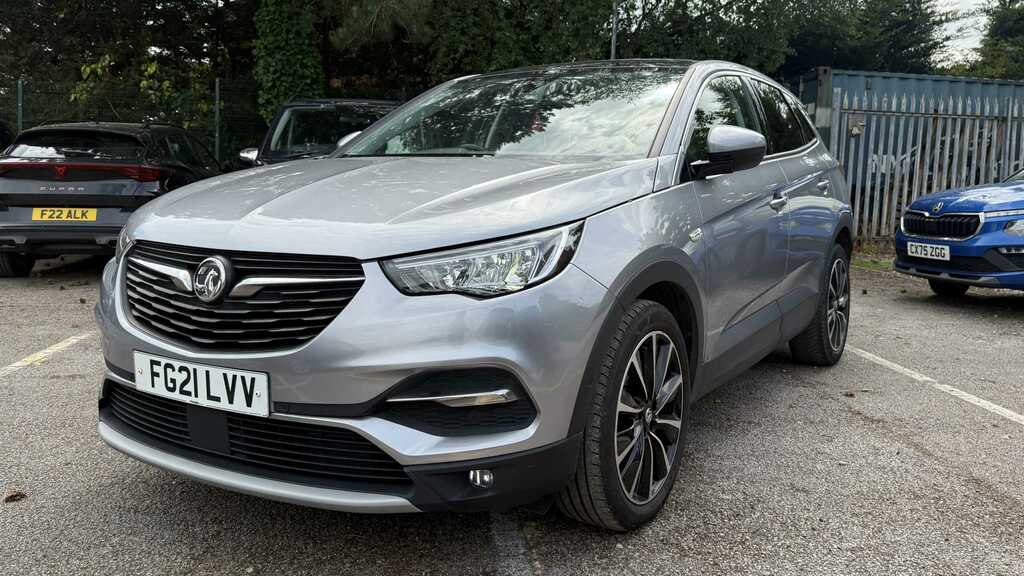 Vauxhall Grandland X 1.2 Turbo Elite Nav 8 Speed 2021 FG21LVV Grey #4