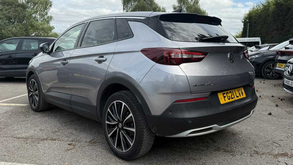 Vauxhall Grandland X 1.2 Turbo Elite Nav 8 Speed 2021 FG21LVV Grey #3
