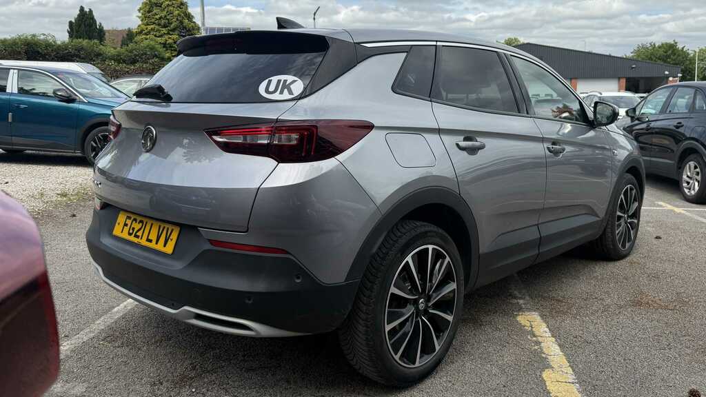 Vauxhall Grandland X 1.2 Turbo Elite Nav 8 Speed 2021 FG21LVV Grey #2