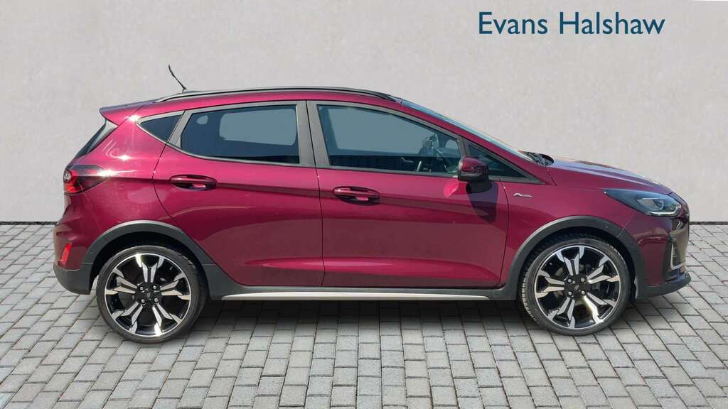 Ford Fiesta 1.0 Ecoboost Hybrid Mhev 155 Active Vignale 20 MH22KNK Red #3