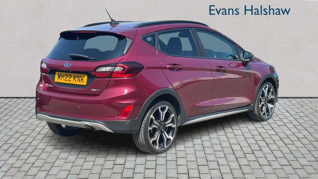 Ford Fiesta 1.0 Ecoboost Hybrid Mhev 155 Active Vignale 20 MH22KNK Red #2
