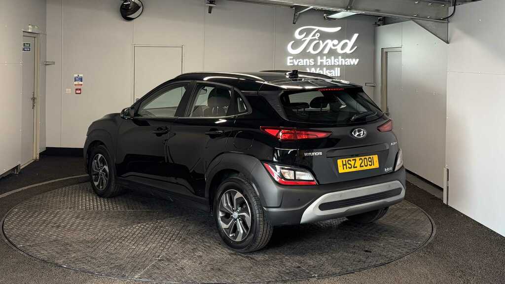Hyundai Kona 1.6 Gdi Hybrid Se Connect Dct 2023 HSZ2091 Black #6