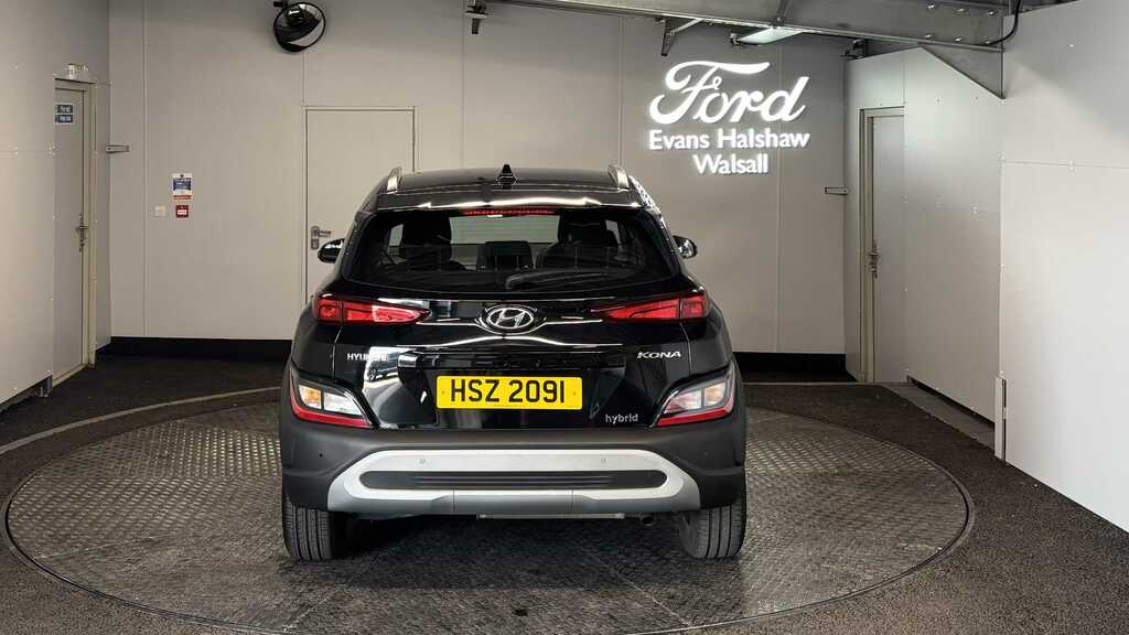 Hyundai Kona 1.6 Gdi Hybrid Se Connect Dct 2023 HSZ2091 Black #5