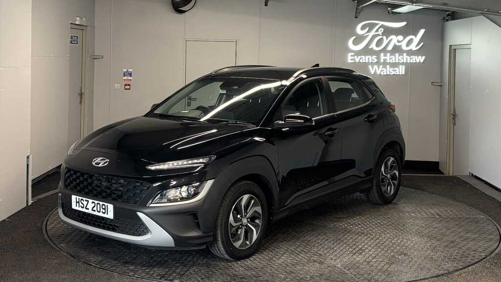 Hyundai Kona 1.6 Gdi Hybrid Se Connect Dct 2023 HSZ2091 Black #2