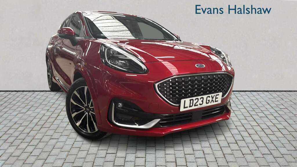 Ford Puma 1.0 Ecoboost Hybr Mhev 155 St-line Vignale Dct LD23GXE Red