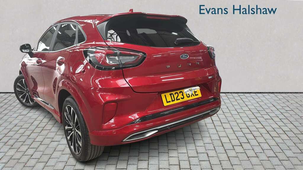 Ford Puma 1.0 Ecoboost Hybr Mhev 155 St-line Vignale Dct LD23GXE Red #2