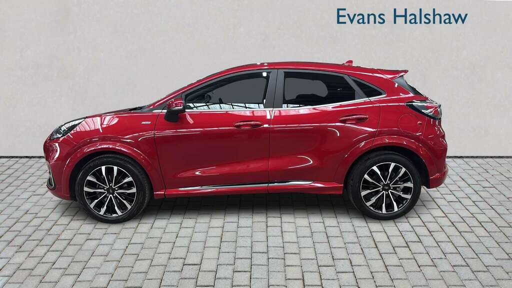 Ford Puma 1.0 Ecoboost Hybr Mhev 155 St-line Vignale Dct LD23GXE Red #3