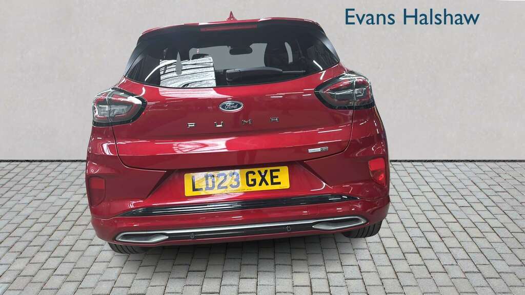 Ford Puma 1.0 Ecoboost Hybr Mhev 155 St-line Vignale Dct LD23GXE Red #4